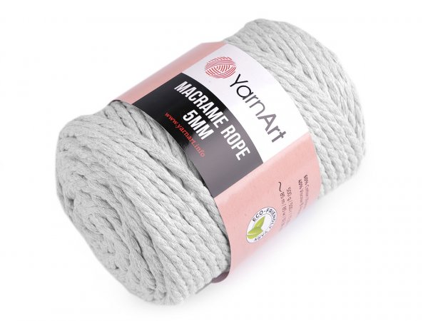 Pletací příze Macrame Rope 5 mm 500 g