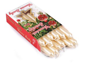Vánoční svíčky do andělského zvonění, metalické