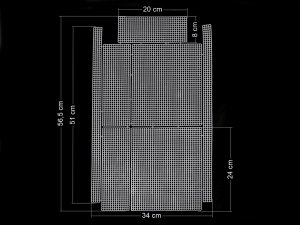 Plastová kanava / mřížka na kabelku