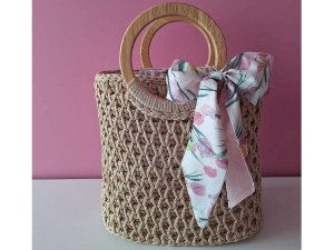 Dřevěná ucha na tašky Ø13,5 cm