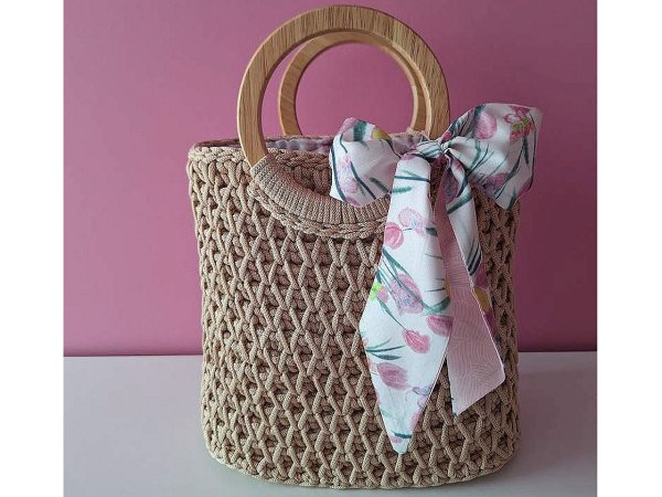 Dřevěná ucha na tašky Ø13,5 cm