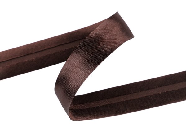 Šikmý proužek saténový šíře 20 mm zažehlený
