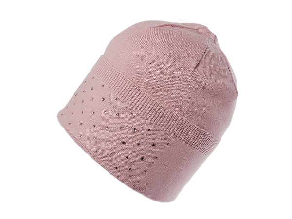 Dámská čepice s kamínky