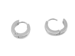 Náušnice z nerezové oceli kroužky