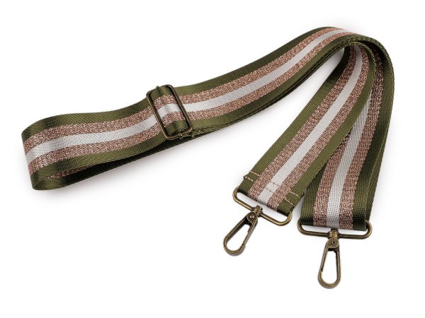 Popruh na tašku s karabinami šíře 5 cm