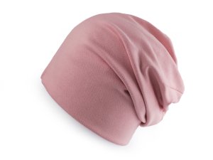 Bavlněná čepice unisex - 16 pudrová
