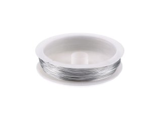 Dekorační drátek Ø0,5 mm - 1 stříbrná