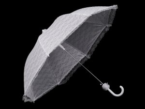 Svatební krajkový vystřelovací deštník