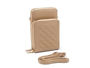 Peněženka s kapsou na mobil přes rameno crossbody 11x18 cm