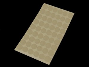 Samolepící kolečka transparentní Ø2,5; 3 a 3,5 cm