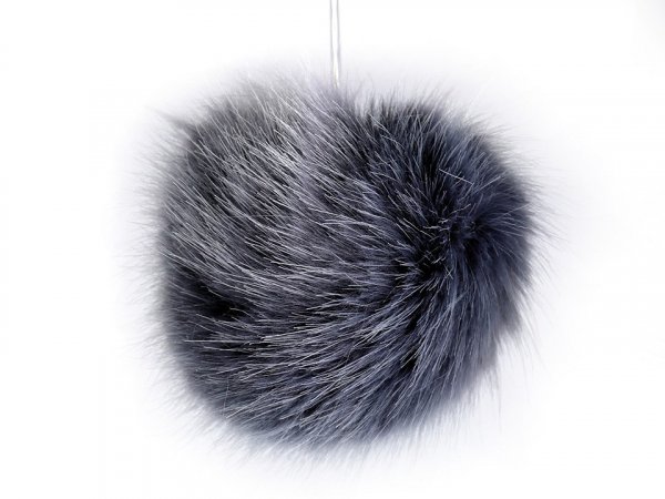 Kožešinová bambule na čepici Ø7-9 cm