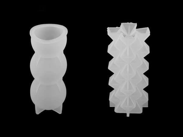 Silikonová forma na výrobu svíček a odlitků