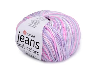 Pletací příze Jeans Soft Color 50 g