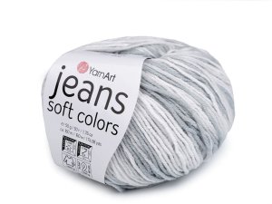 Pletací příze Jeans Soft Color 50 g