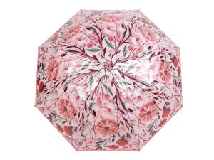Dámský vystřelovací deštník květy