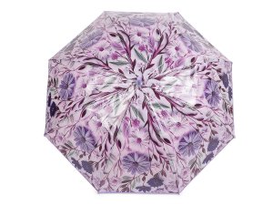 Dámský vystřelovací deštník květy
