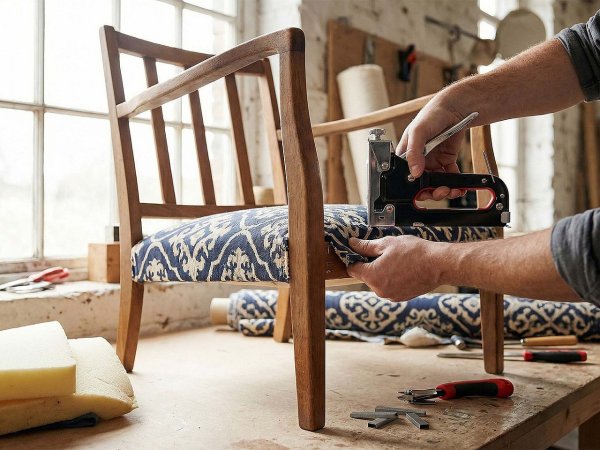 Čalounická sponkovačka s příslušenstvím