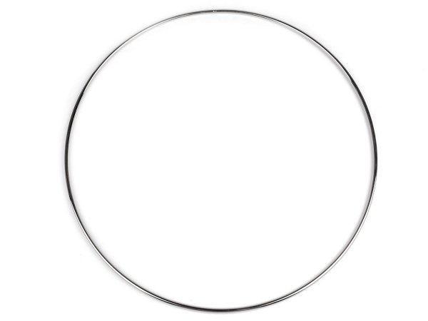 Kovový kruh na lapač snů / k dekorování Ø36 cm