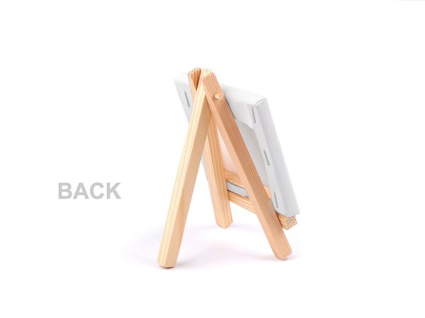 Mini malířský stojan s plátnem