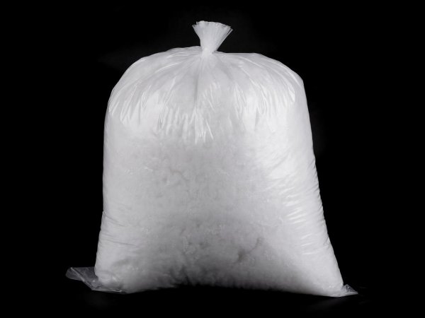 Výplň - kuličky z dutého vlákna bělené 500 g