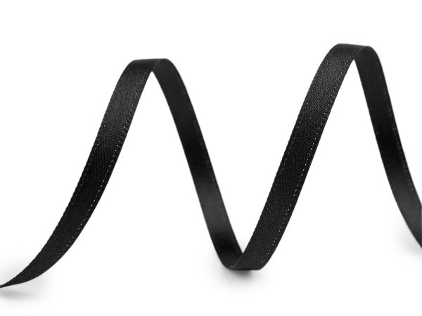 Atlasová stuha oboulící šíře 5 mm