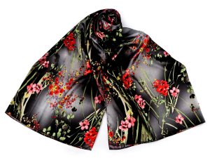 Saténový šátek / šála 70x165 cm