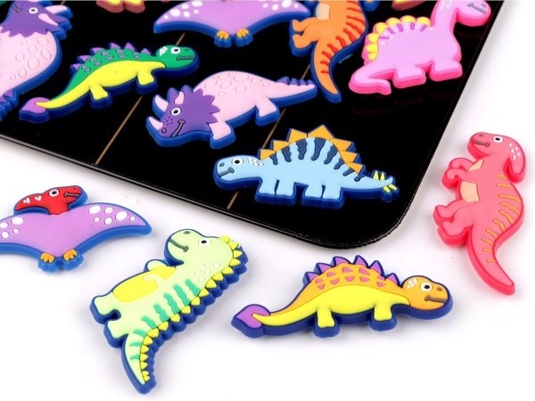Silikonové magnetky - dinosaurus, zvířátka
