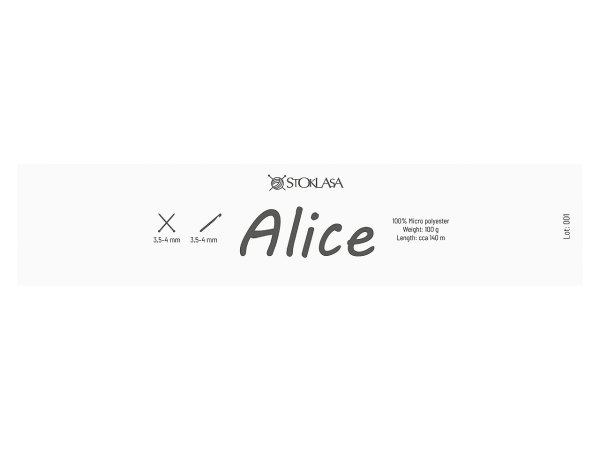 Pletací žinylková příze Alice 100 g