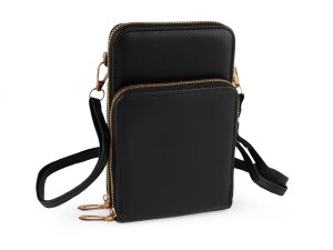 Peněženka s kapsou na mobil přes rameno crossbody 11,5x18 cm