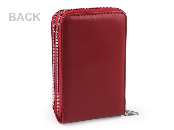 Peněženka s kapsou na mobil přes rameno crossbody 11x18 cm