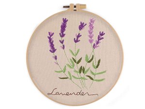 Sada na vyšívání s předtištěným motivem, rostliny, traviny