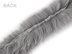Všívací oděvní / dekorační kožešina kulatá šíře 7 cm