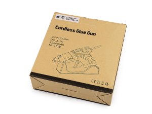Bezdrátová tavná pistole na lepidlo Ø7 mm s USB dobíjecím stojanem