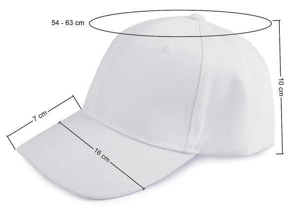 Kšiltovka unisex vhodná k dozdobení