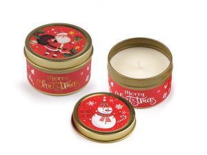 Vánoční vonná svíčka v plechovce 60 g