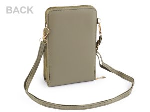 Peněženka s kapsou na mobil přes rameno crossbody 11,5x18cm