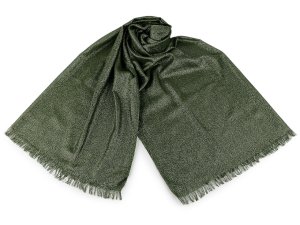 Šátek / šála / pléd s lurexem 80x200 cm