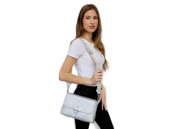 Dámská kabelka crossbody s popruhem 27x18 cm