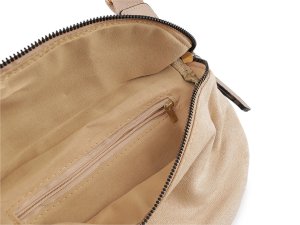 Kabelka crossbody s pouzdrem semišová 24x16 cm