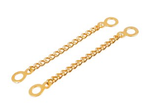 Kovový řetízek / poutko na bundy a kabáty