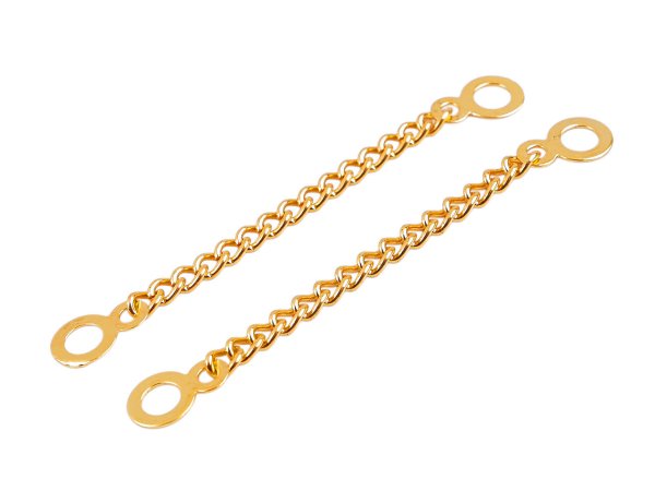 Kovový řetízek / poutko na bundy a kabáty