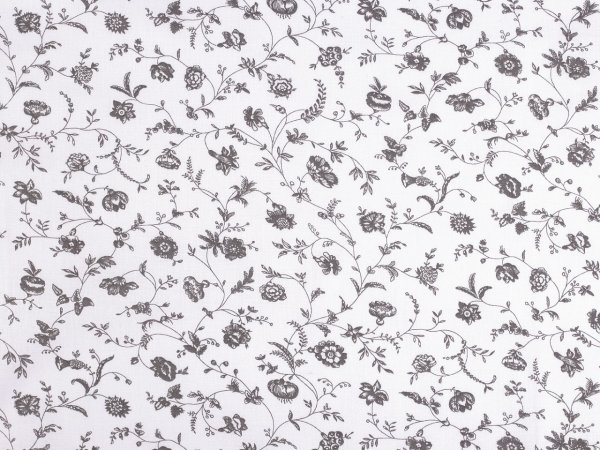 Bavlněná látka / plátno rostliny / květy