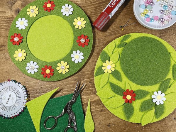 Květ z filcu Ø2,7 cm