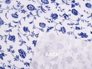 Bavlněná látka / plátno rostliny / květy