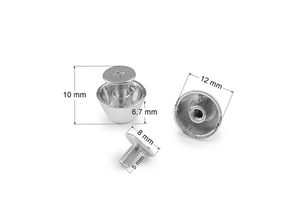 Šroubovací nýt / nožky na kabelku Ø12 mm