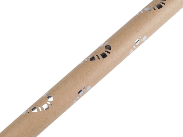 Balicí papír vánoční přírodní 0,7x2 m