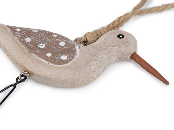 Dřevěný čáp k zavěšení