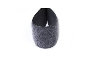 Suchý zip plyš šíře 50 mm šedý