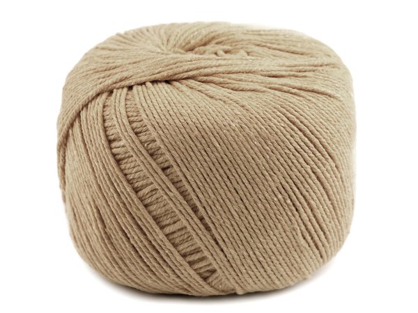 Bavlněná příze macrame Ø2-2,5 mm rozčesávací