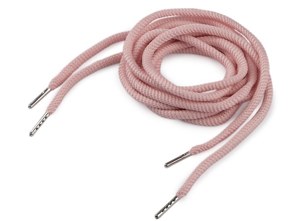 Oděvní šňůra s koncovkami do kapucí, délka 130 cm